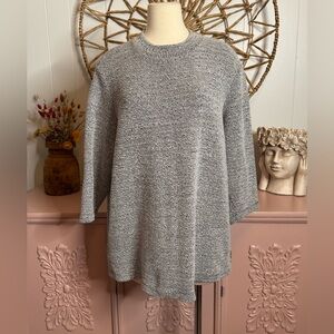 LOFT Black and White plus size Knit Sweater 24/26